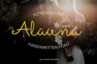 Alauna: A Light Handwritten Font for Editorial Design