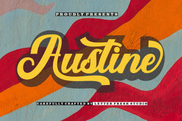 Austine: A Bold Retro Typeface for Modern Brands