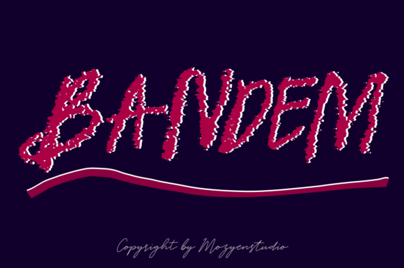 Bandem: A Bold Handwritten Font for Makers