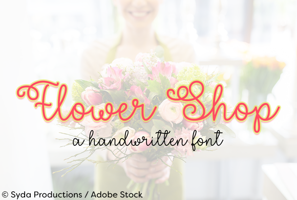 Flower Shop Font for Brand Identity