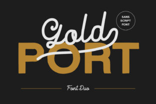 Gold Port: A Handcrafted Font for Modern Web Design