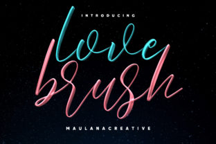 Love Brush: A Bold Script Font for Web Design
