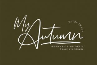 My Autumn Font: A Gentle Script for Editorial Design