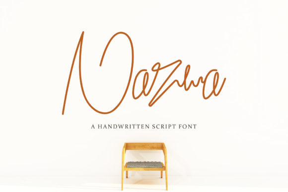 Nazwa: A Bold Handwritten Font for Makers