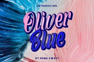 Oliver Blue: A Handwritten Font for Makers