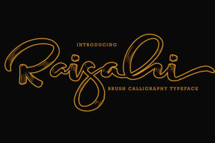 Raisahi Font: Elevating Brand Identity with Handwritten Elegance
