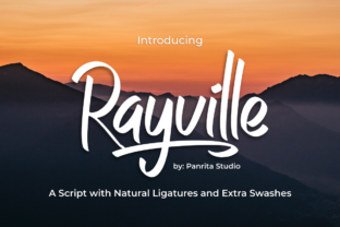 Rayville: A Bold Handwritten Font for Editorial Design