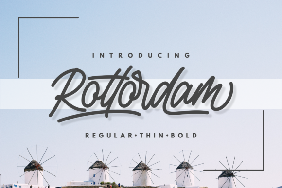Rottordam: A Modern Handwritten Font for Web Design
