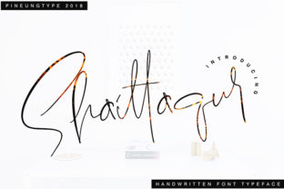 Shaittaqur: A Bold Handwritten Font for Editorial Design