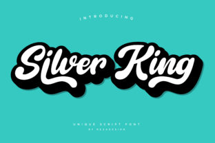 Silver King: A Handwritten Font for Bold Branding