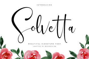 Solvetta: A Handwritten Font for Editorial Design