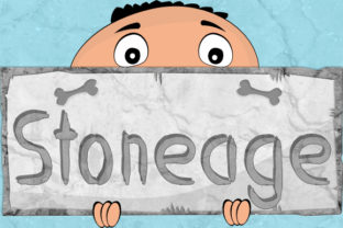 Stoneage: A Playful Handwritten Font for Makers