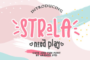 Strala Need Play: A Charming Handwritten Font for Editorial Design