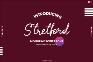 Stretford: A Charming Script Font for Editorial Design
